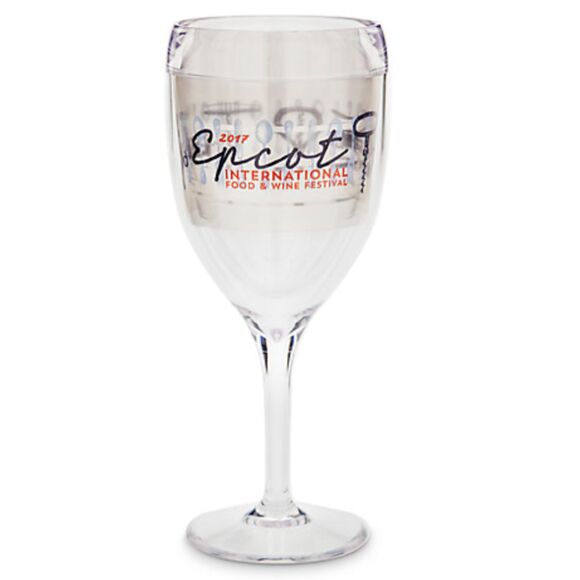 Disney Stemmed Goblet by Tervis-2017 Epcot Food and Wine Festival-New! - Picture 1 of 4